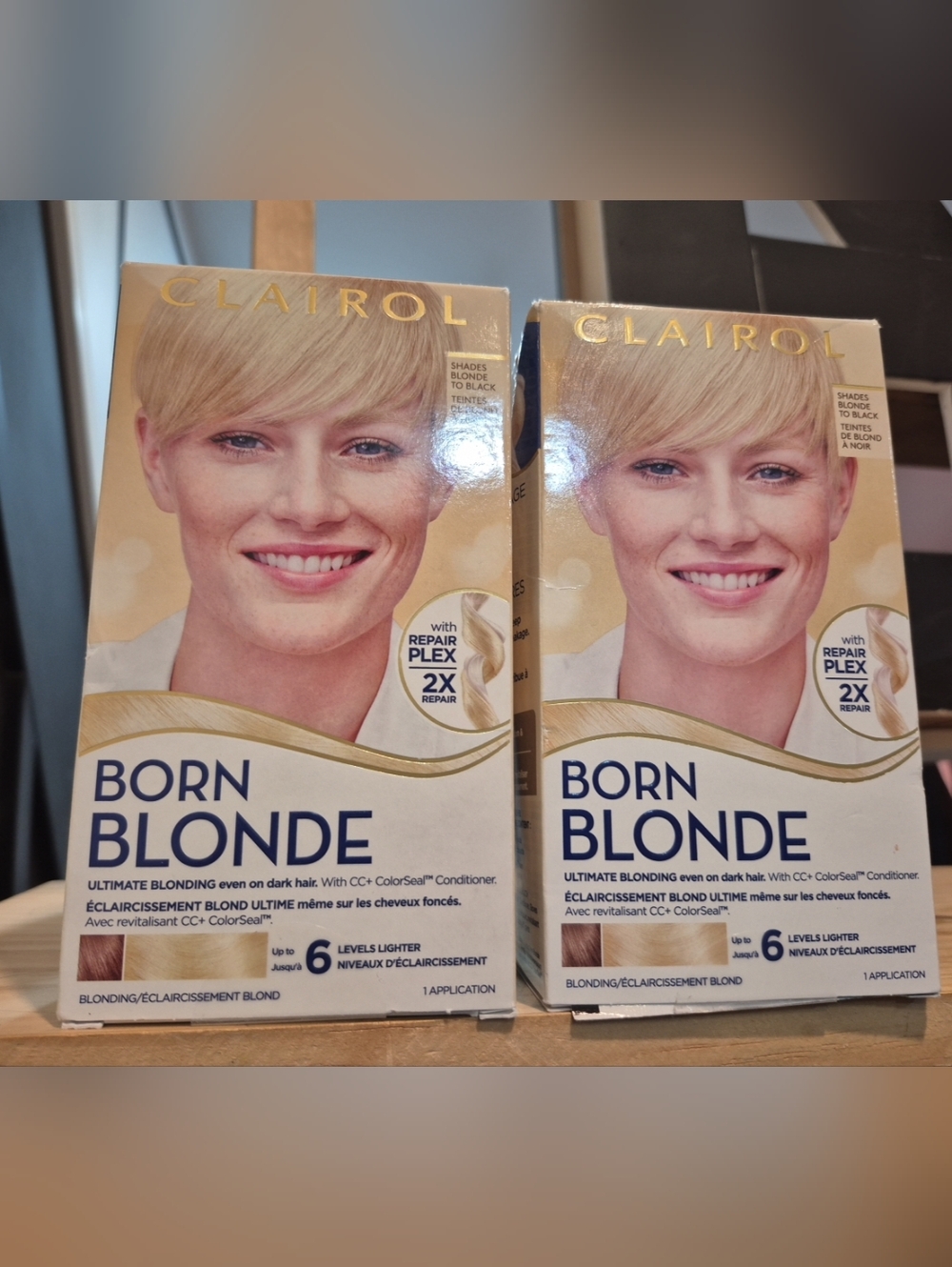 Lot Of 2 Clairol Born Blonde Hair Color - Light Blonde